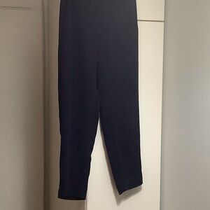 J. Crew Navy Elastic Waist Trousers